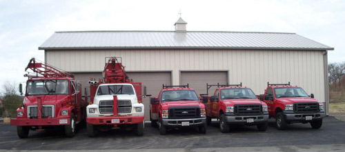 Some of our drilling and service fleet